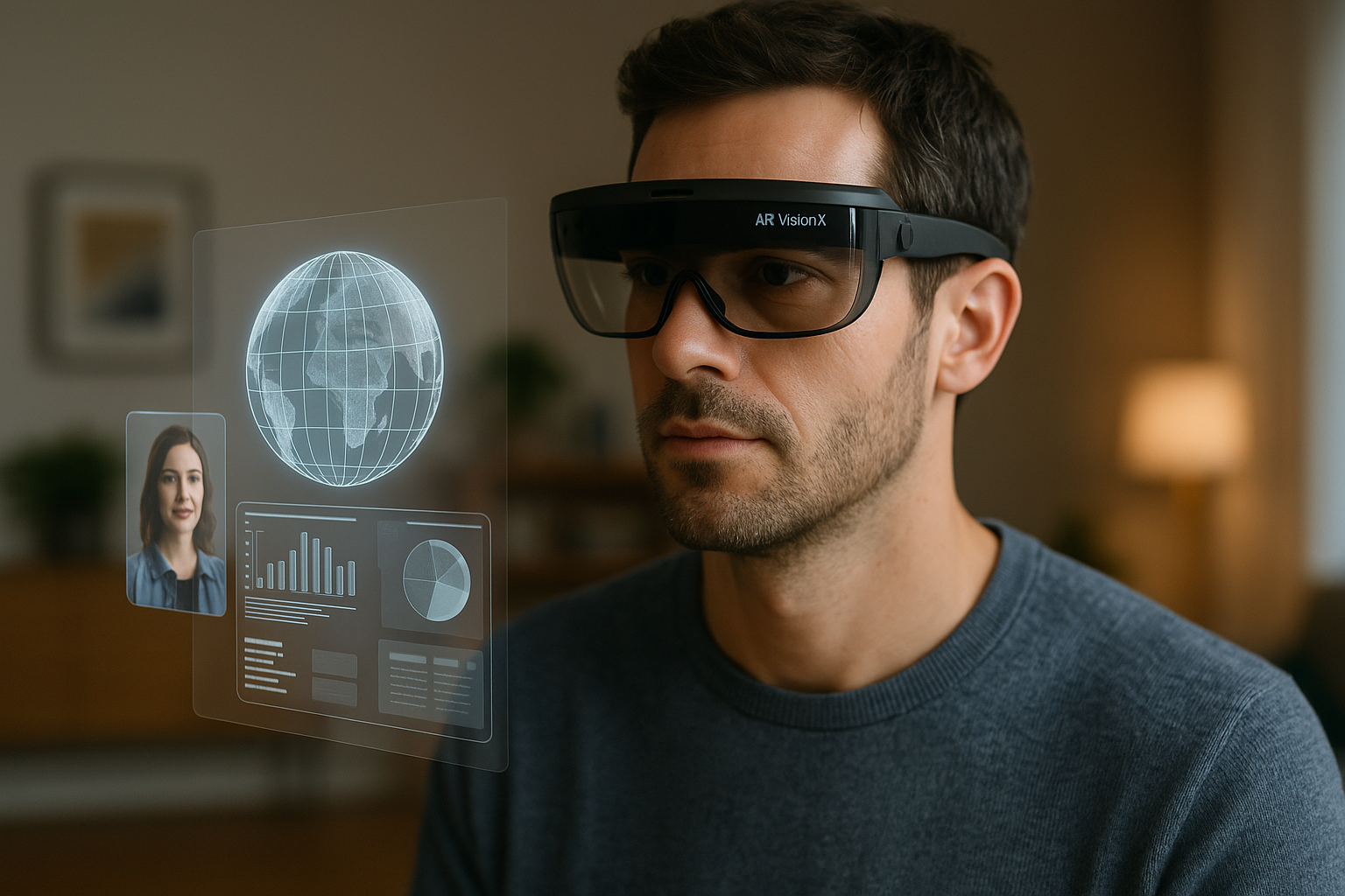 Capa de AR VisionX: O Dispositivo que Redefine a Realidade Aumentada no Cotidiano
