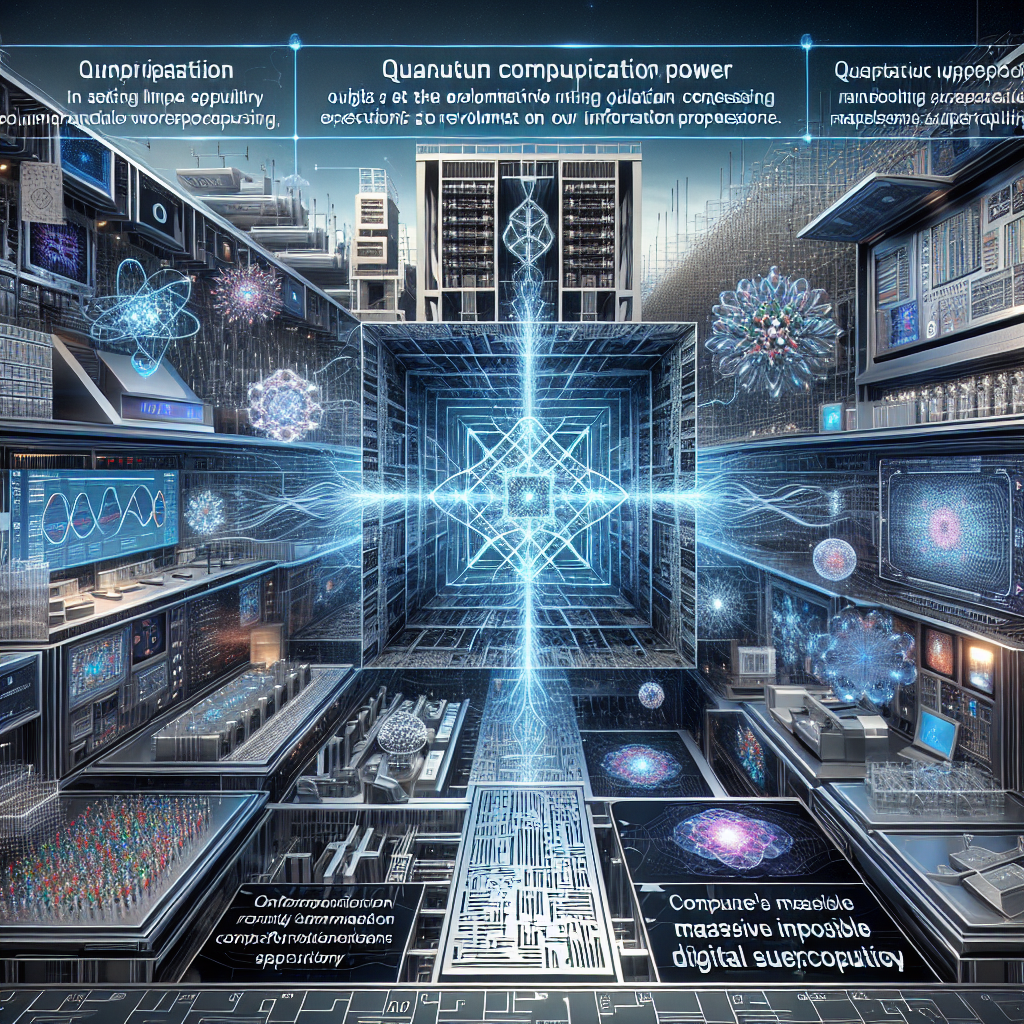 Capa de  Inteligência Artificial UltraRápida: A Revolução dos Processadores Quânticos de 2024