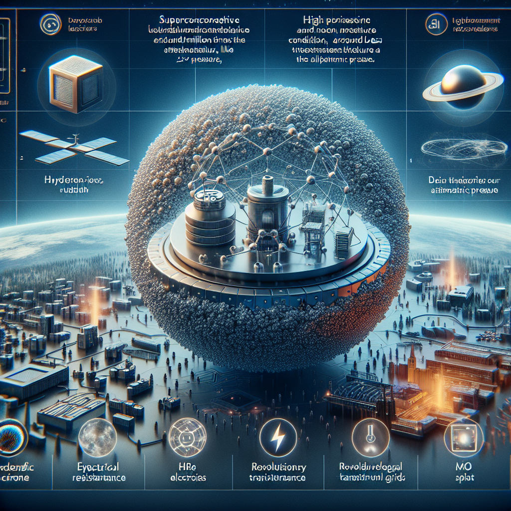 Capa de  Revolução na Eficiência Energética: O Advento dos Supercondutores à Temperatura Ambiente