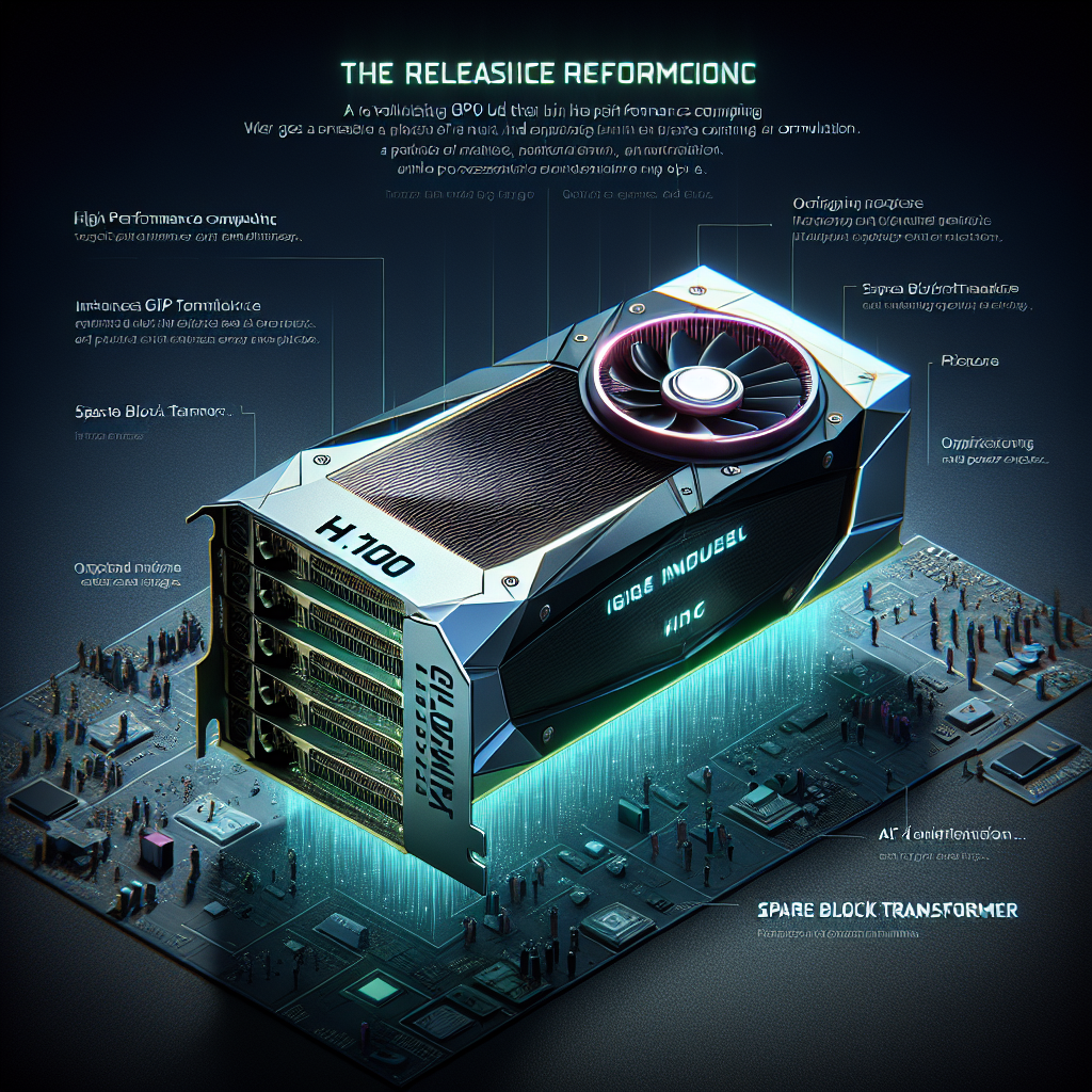 Capa de  Inteligência Artificial Avança: NVIDIA Apresenta o GPU H100