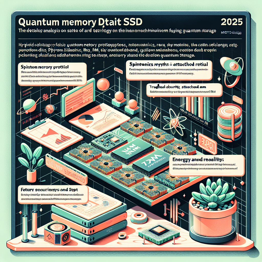 Capa de SSDs “quânticos” em 2025: hype, protótipos e o longo caminho entre a pesquisa e o varejo